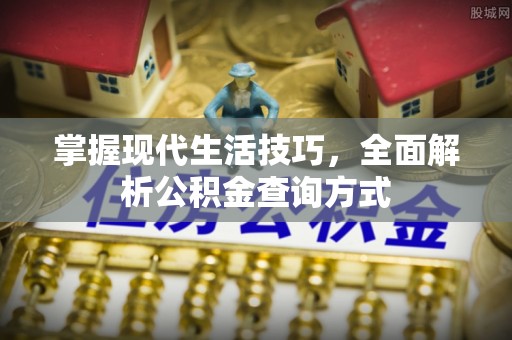 牟定掌握现代生活技巧，全面解析公积金查询方式