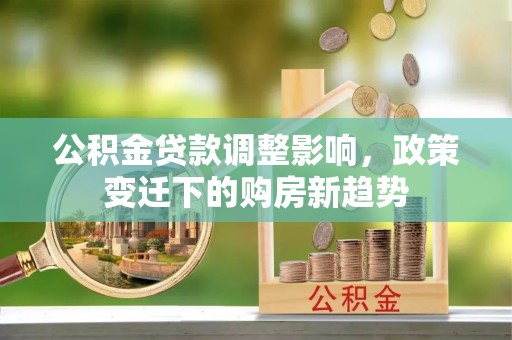 牟定公积金贷款调整影响，政策变迁下的购房新趋势