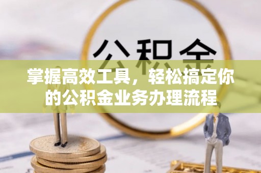 牟定掌握高效工具，轻松搞定你的公积金业务办理流程