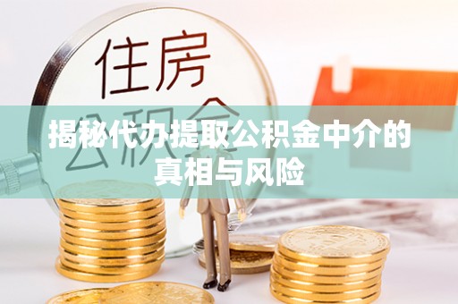 牟定揭秘代办提取公积金中介的真相与风险